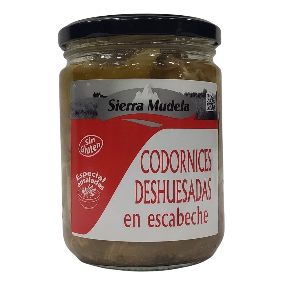 Codornices Deshuesadas en Escabeche Sierra Mudela 425Gr
