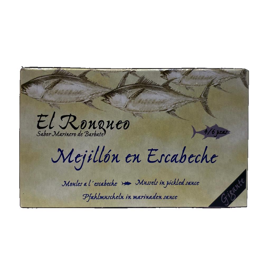 Mejillones en Escabeche El Ronqueo  6/8UNID. 115Gr