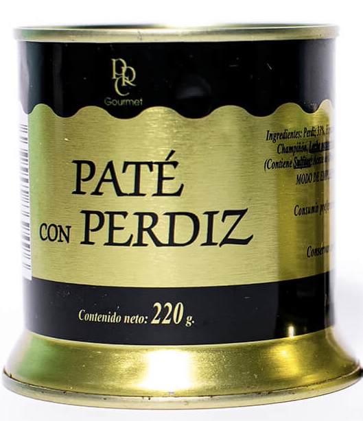 Paté con Perdiz Productos de La Real Carolina Gourmet 220Gr