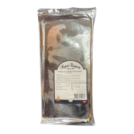 Filetes de caballa ahumados con pimienta