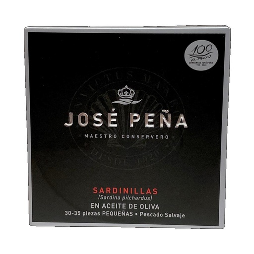 Sardinillas en Aceite de Oliva Jose Peña 35/40 uds 138 g