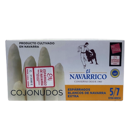 Espárragos Extra Lata 5/7 ´Cojonudos´ Navarrico 850Gr