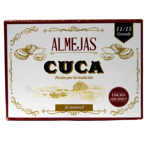 Almejas Natural 11/15 Grande (Ed. Gourmet) 120 g