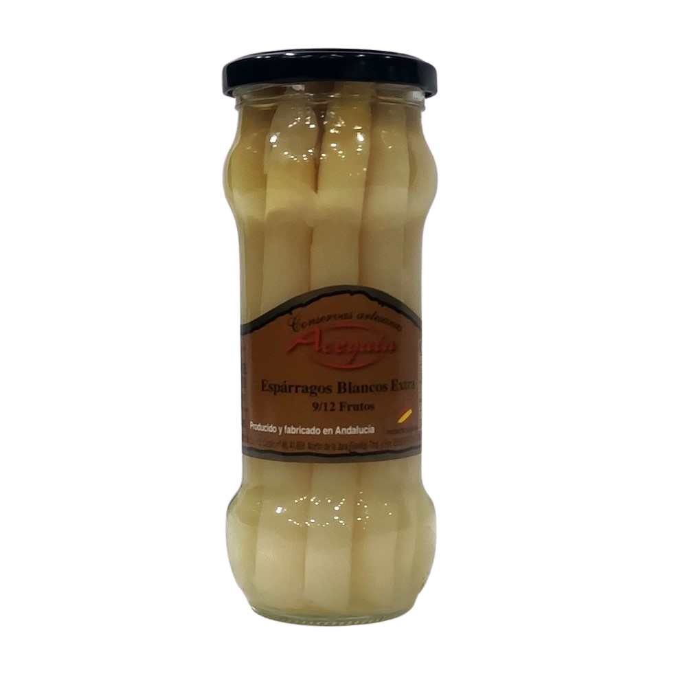 Espárragos Blancos Extra 6/8 Frutos D.O. Navarra Acequia 370Gr