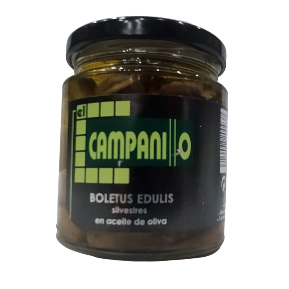 Boletus Edulis Silvestres en Aceite de Oliva 220Gr El Campanillo