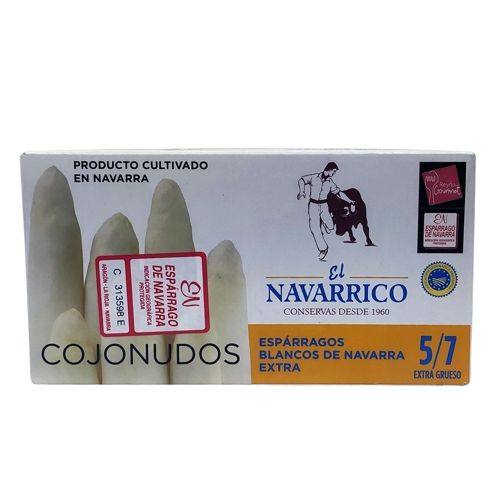 Espárragos Extra Lata 5/7 ´Cojonudos´ Navarrico 850Gr