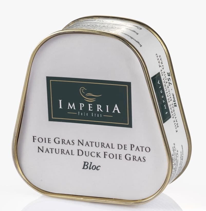 Foie Gras Natural de Pato Natural 75Gr Imperia