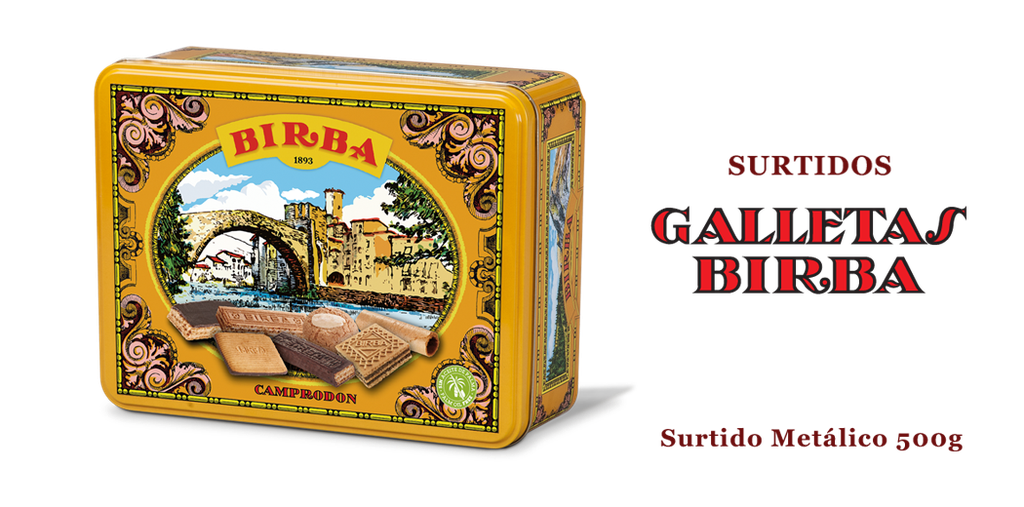 Birba Surtido Caja Metálica 500G