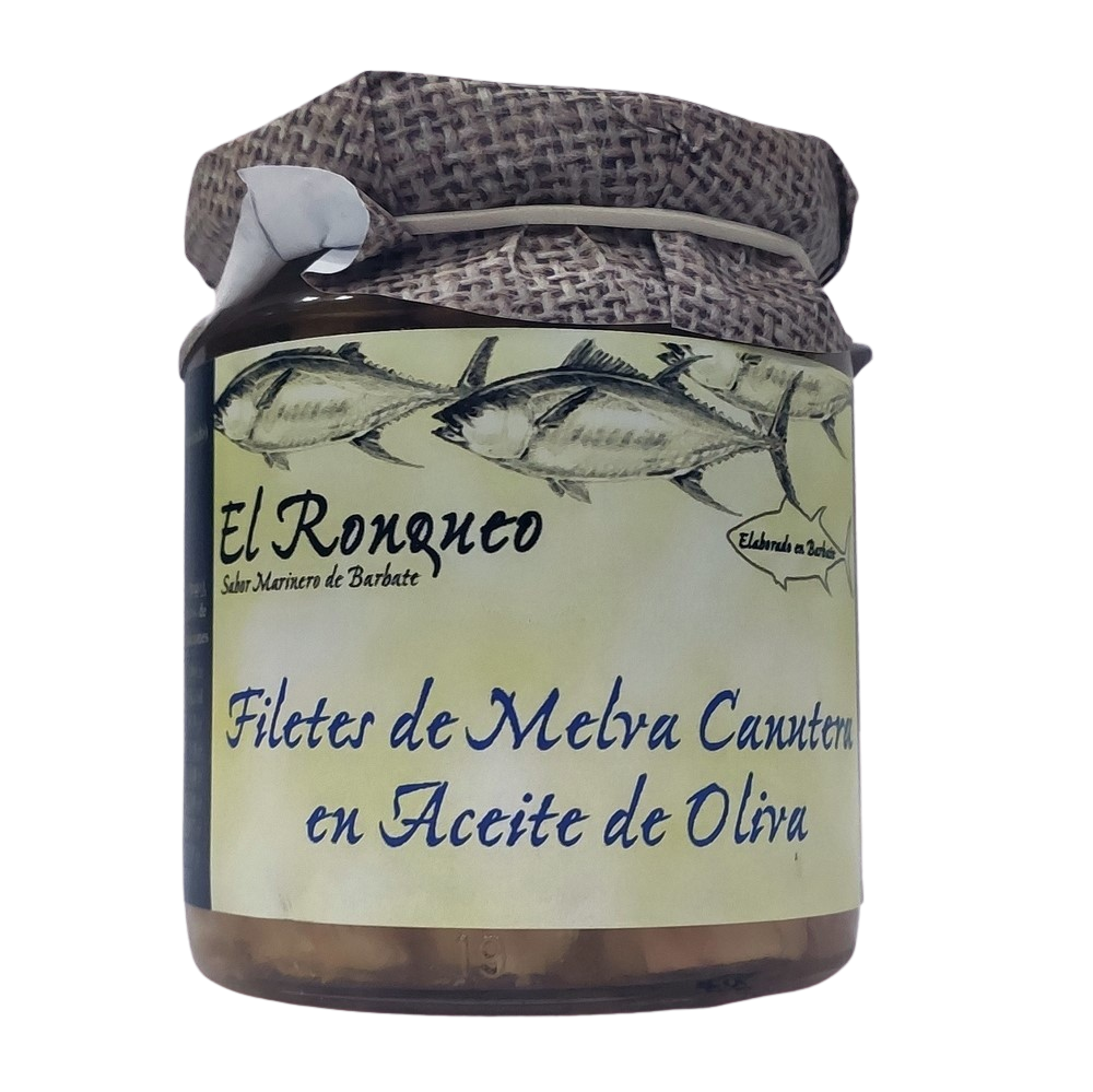 Filetes de Melva Canutera en Aceite de Oliva 195Gr El Ronqueo 