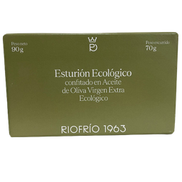 [CJ-0414] Esturion Confitado en Oliva Virgen Extra 90Gr