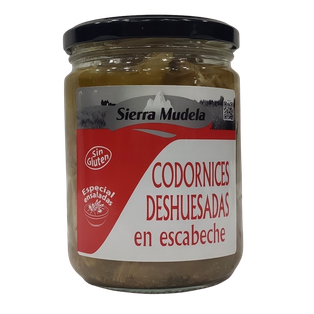 Codornices Deshuesadas en Escabeche Sierra Mudela 425Gr