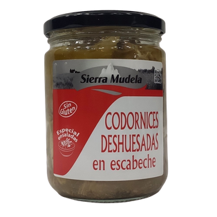 Codornices Deshuesadas en Escabeche Sierra Mudela 400Gr