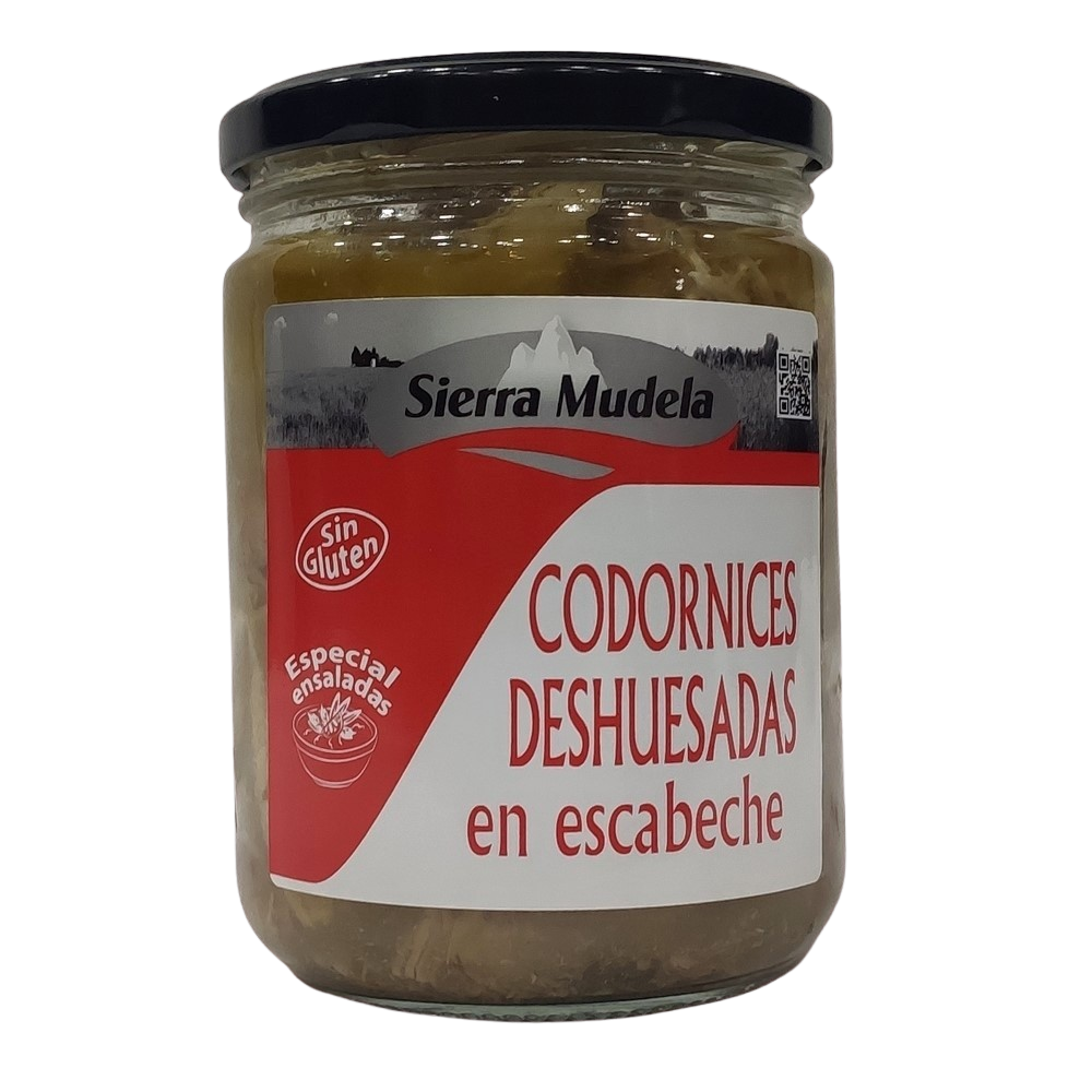 Codornices Deshuesadas en Escabeche Sierra Mudela 400Gr