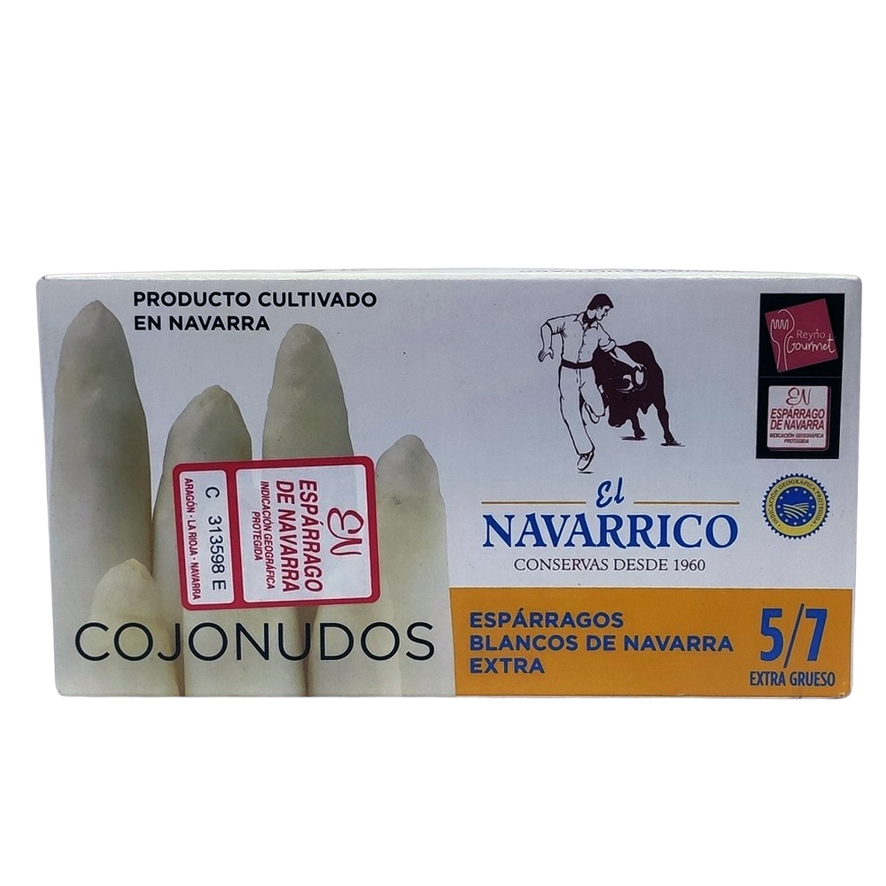 Esparragos Extra Lata 5/7 ´Cojonudos´ Navarrico 850Gr