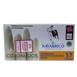 [CJ-0563] Esparragos Extra Lata 5/7 ´Cojonudos´ Navarrico 850Gr