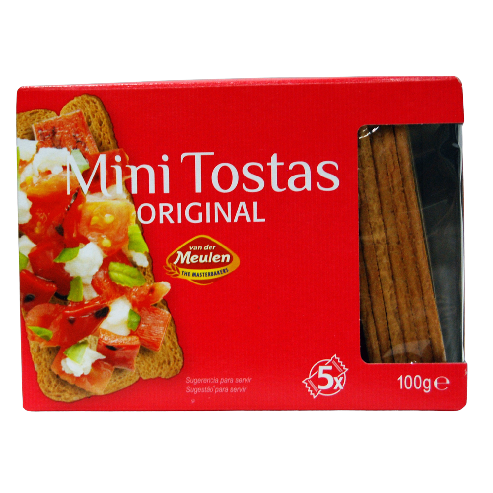 Minitostas Rectangulares Melba 100 g