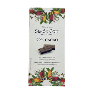 Chocolate 99% Cacao Simón Coll 85Gr
