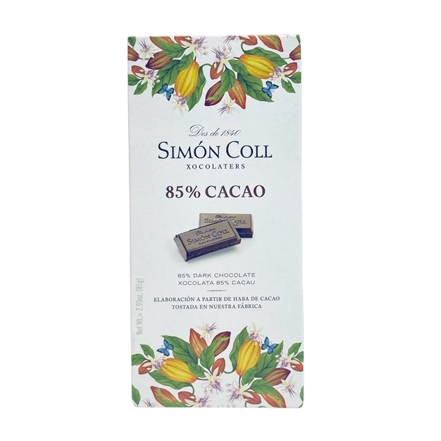 Chocolate 85% Cacao Simón Coll 85Gr