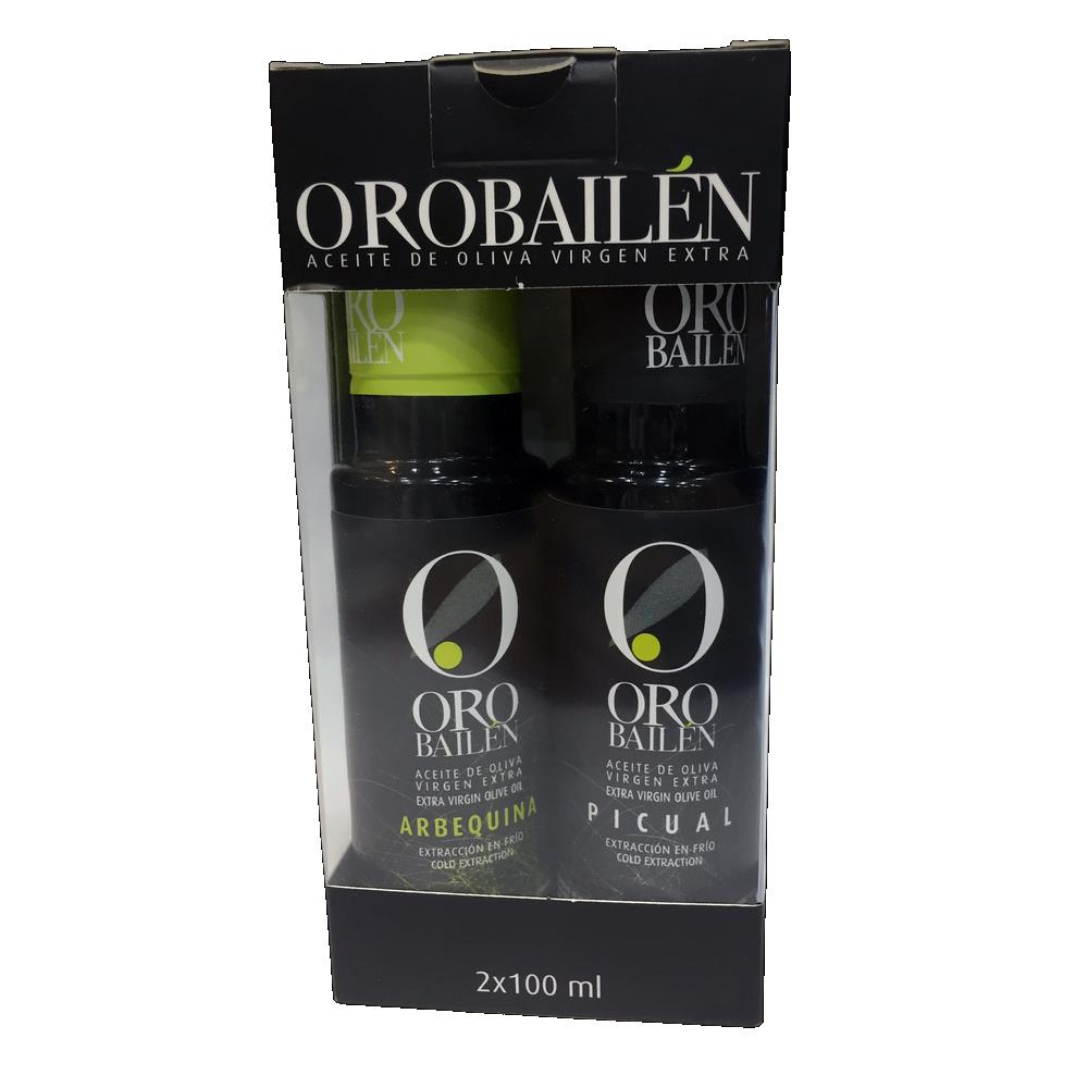 Pack Aceites Oro de Bailen 2 Variedades X 100Ml