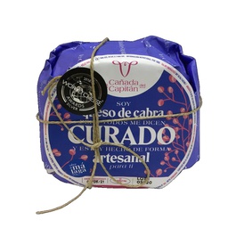 [CJ-0696] Queso De Cabra Curado Artesano aprox. 400 g