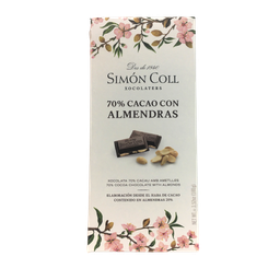 [CJ-0855] Chocolates Con Almendras 70% Cacao 100G