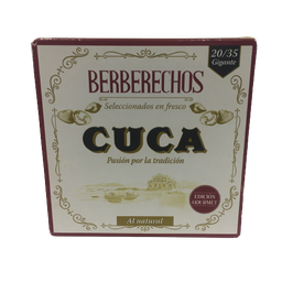 [CJ-0911] Berberechos al natural 20/35 cuca edición gourmet 120g