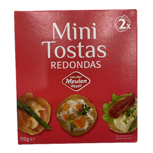 Mini Tostas Redondas 110G