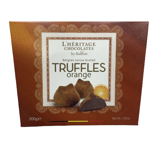 TRUFAS DE CACAO NARANJA