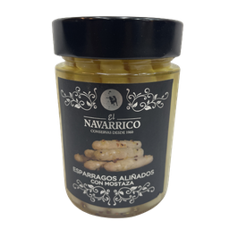 [CJ-1159] Espárragos aliñados con mostaza el navarrico 310g