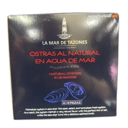 [CJ-1475] Ostras natural agua mar conserva